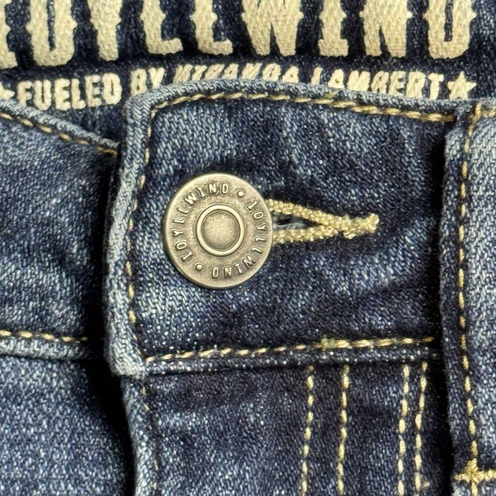 Idyllwind Flared Jeans Womens Festival Boho Flare Blue Denim Western SZ 8Wx32L - Picture 12 of 13